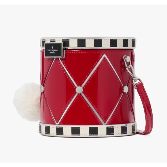 New Kate Spade Oh What Fun Toy Store 3D Drum Crossbody Multi - Picture 2 of 6